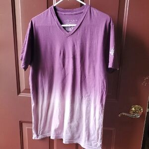 Affliction Standard Series  Purple Gradient Short Sleeve Tee MEDIUM
